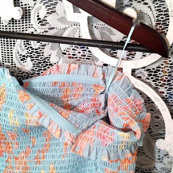 French Connection Size 2 Off The Shoulder Long Sleeve Midi Dress - Picture 9 of 13